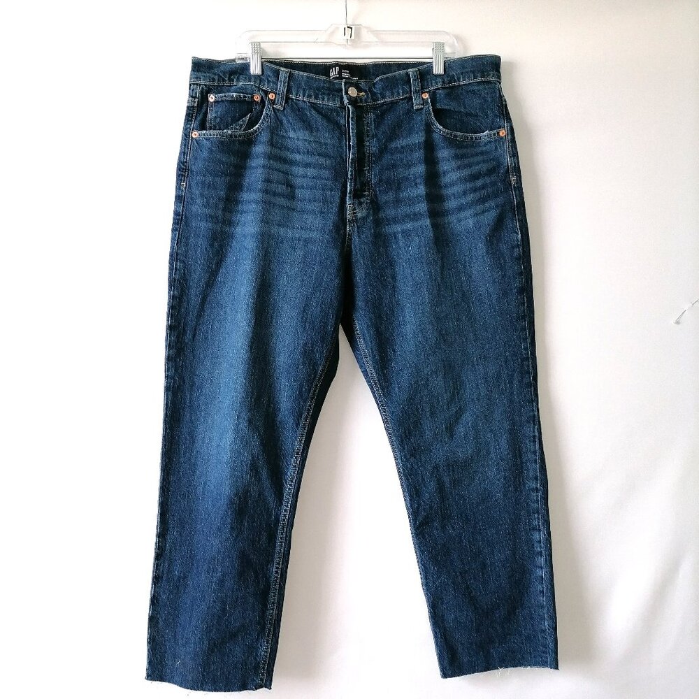GAP Women's Straight Leg Jeans - Dark Blue